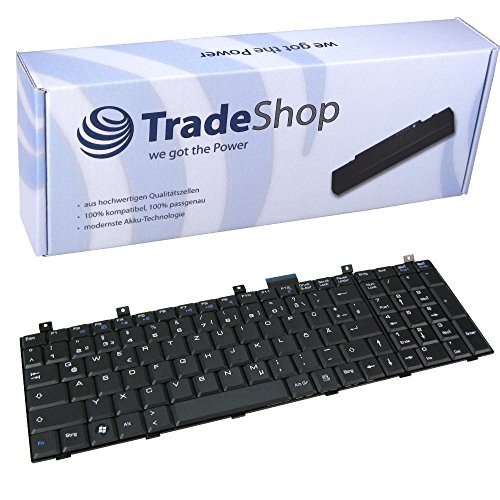 Laptop-Tastatur/Notebook Keyboard Ersatz Austausch Deutsch QWERTZ für MSI MS-1641 MS-1644 MS-1671 MS-1672 MS-1674 MS-1675 MS-1682 MS-1683 MS-1683 (Deutsches Tastaturlayout) von Trade-Shop