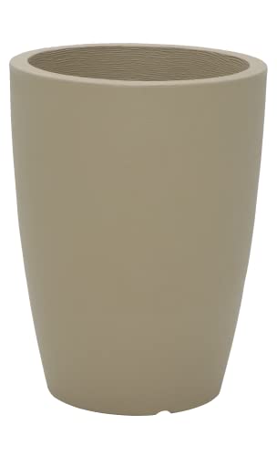 Tramontina Thai, Übertopf aus Kunststoff, beige, Ø 50 x Höhe 67 cm, wetterfest, Volumen 84 Liter von Tramontina