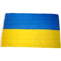 Flagge Ukraine 90 x 150 cm Fahne mit 2 Ösen 100g/m² Stoffgewicht von Trends4cents