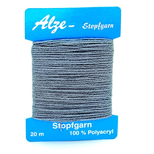 Trimz 505-817 Stopfwolle, Polyester, Grau (Mid Grey), 1x20m von Trimz