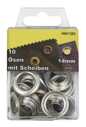 Trimz H641393 Ösen, Metall, brüniert, 14 mm von Trimz