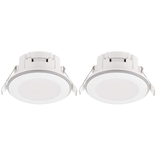 Trio Leuchten LED Einbauleuchten Aura 652310131, Kunststoff weiß, inkl. 5 Watt LED (Packung mit 2) von Trio Leuchten