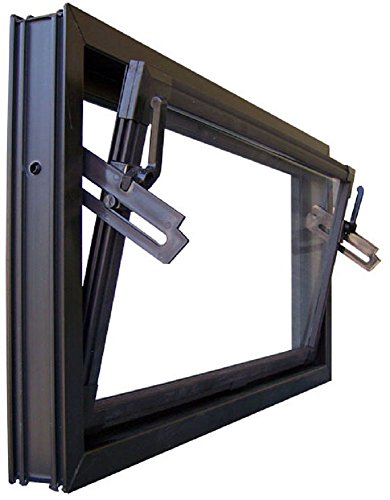 Kippfenster braun 80 x 60 cm Isolierglas von Trobak