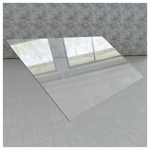 Trofecto - PVC Kunststoffplatte 2000x1000 mm - 1 Stück - durchsichtig aus Acrylglas PVC Platte - Kunststoffplatte 1mm transparent - leicht flexibel - (1 Stück - 200x100cm, 1mm transparent) von Trofecto