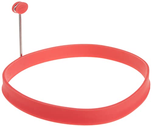 Trudeau 5050725 Ring für Blini oder Omelette, Silikon, 15 cm, Rot von Trudeau