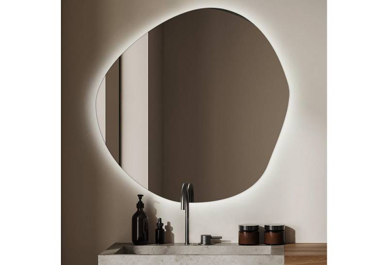 Tulup Badspiegel Modern Wandspiegel Spiegel mit LED Beleuchtung (Neutralweiß 4000K) von Tulup
