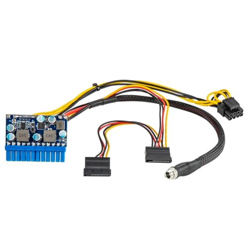 Tumuued DC 12V 300W 24Pin ATX Verbindung mit Motherboard Mini ITX Netzteil Pcio PSU Modul für PC Gamer von Tumuued