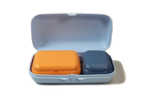 TUPPERWARE To Go Maxi-Twin hellblau + Twin orange + Mini-Twin blau von Tupperware