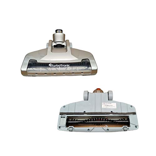 Ersatzbodenbürste silber mit LED-Beleuchtung für Akku Staubsauger Turbotronic LUX300, TT300, TT-500, TT-750, Bodendüse von TurboTronic By Z-LINE