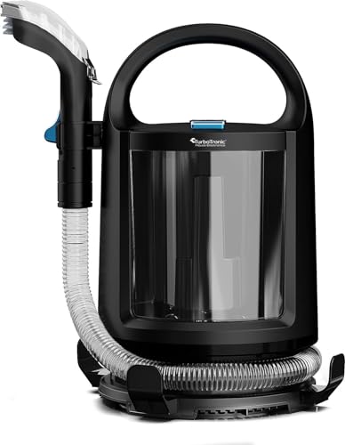 TurboTronic Multi Waschsauger, 500W Spot Cleaner mit 1,6l Dual Tank, Nass-Sauger Haustier Notfall Teppich Flecken Reiniger Sprühsauger Schwarz von TurboTronic By Z-LINE