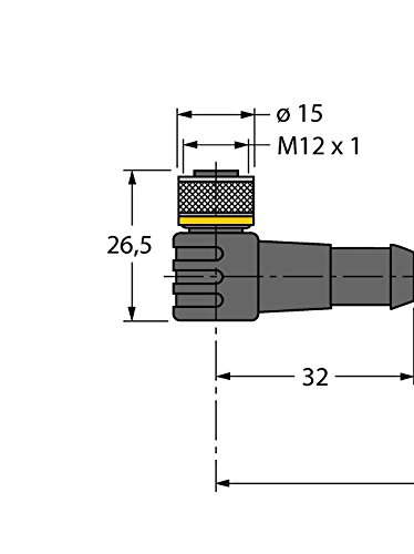 Turck 6625644-WKC4.5T-2-RSC4.5T/TXL,Aktuator- u. Sensorleitung/PUR Verbindungsleitung von Turck