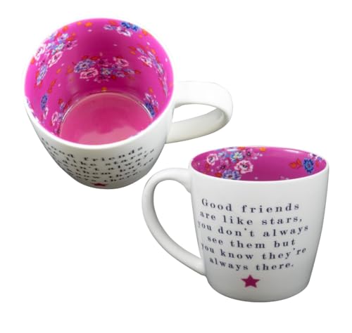 Mug ~ Ceramic Tea/Coffee ~ Inside Out Mug - FRIENDS LIKE STARS by Two Up Two Down von Two Up Two Down