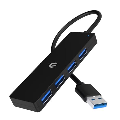 Tymyp USB C Hub, 4 in 1 USB 3.0 USB Verteiler Kompatibel mit Laptop, Mac Mini, iMac MacPro, Ultra Slim Multiport Adapter USB C Multiport mit Schnelle Datenübertragung von Tymyp