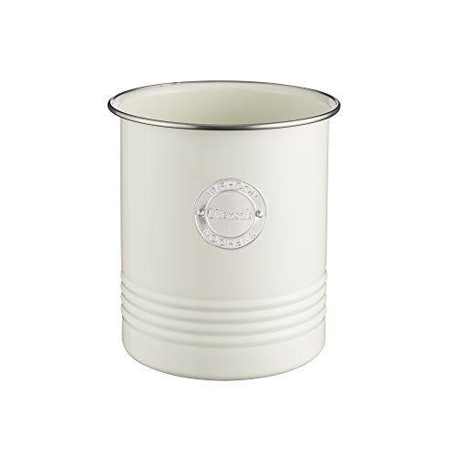 Typhoon Living Collection, pastellcreme, 1,7 Liter Utensilienbehälter, Stahl, Creme von Typhoon