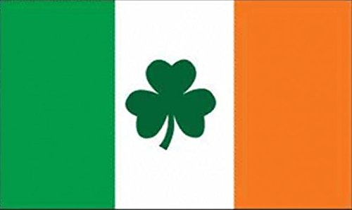 U24 Flagge Fahne Irland mit Shamrock Kleeblatt 90 x 150 cm von U24