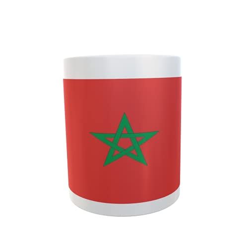 U24 Tasse Kaffeebecher Mug Cup Flagge Marokko von U24