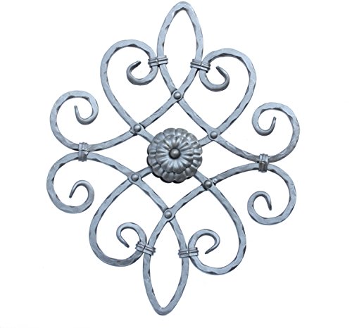 UHRIG Schmiedeeisen Ornament Gitter Fenstergitter Stahl Eisen geschmiedet, z.B. als Füllung für Geländer, Zaun, Tor UVM. von UHRIG