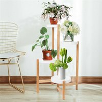 Pflanzenständer Blumenständer mit 4 Ablagen Pflanzenregal Deko Regal Indoor von UNHO