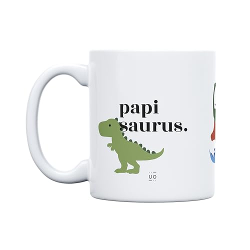 UO Papisaurus Geschenk-Tasse, Geschenk für Väter, Geschenk für Väter, 350 ml, Keramik von UO