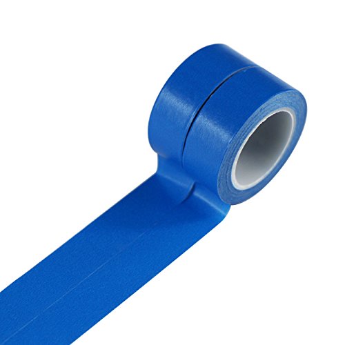 UOOOM 2 Rolls 10m x 15mm Beautiful Washi Tape Masking Tape deko klebeband buntes Klebebänder DIY scrapbook deko (Blau) von UOOOM