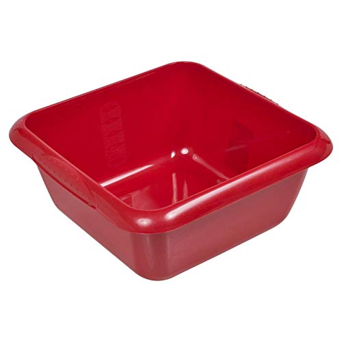 TML Glitzer-Schüssel, quadratisch, 7 l, Rot von URBNLIVING