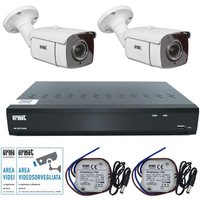 Ahd 1080N 8-Kanal Videoüberwachungskit mit 2 Kameras 1097/818 - Urmet von URMET
