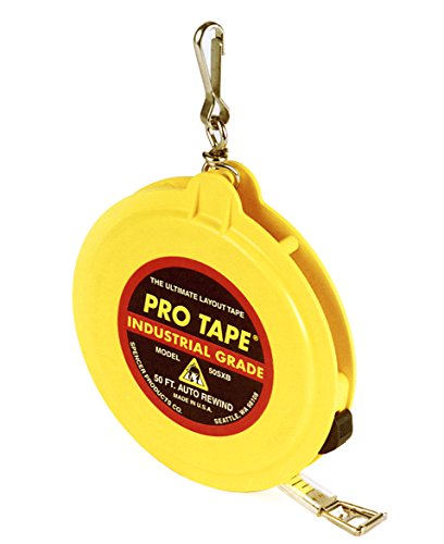 ProTape 48400 (50SXB) Maßband mit Nylon-beschichteter Klinge, 0,95 cm x 1,5 m, 8. und 8. Generation, von US Tape von US Tape