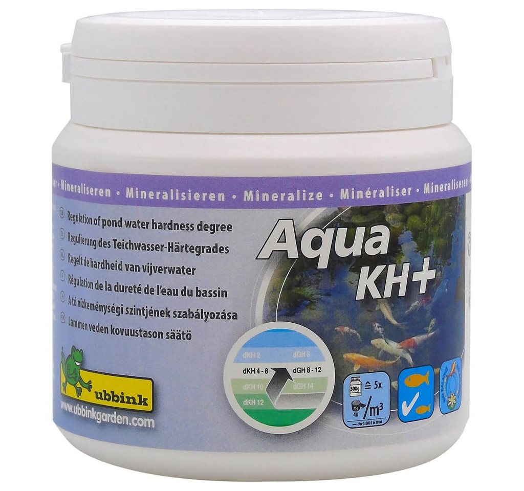 Ubbink Filterpumpe Teich-Wasseraufbereiter Aqua KH+ 500g für 5000L von Ubbink