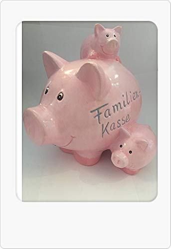 Spardose Sparschwein Familienkasse- Sparen für die ganze Familie von Udo Schmidt