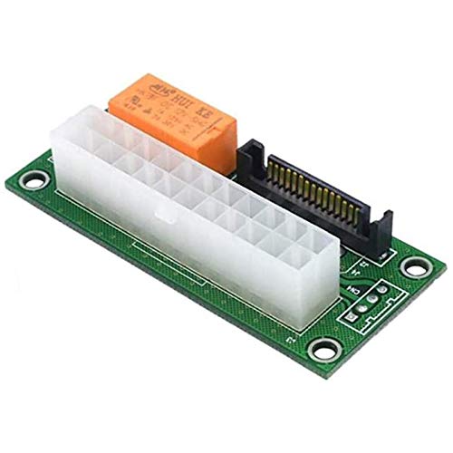 Power Board Dual PSU Mehrfachnetzteil Adapter Add2Psu mit Sata ATX 24Pin auf 4Pin Stecker für von Uinfhyknd