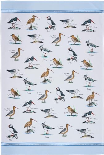 Ulster Weavers - Coastal Birds - Geschirrtuch - Baumwolle - Einheitsgröße in Blau von Ulster Weavers