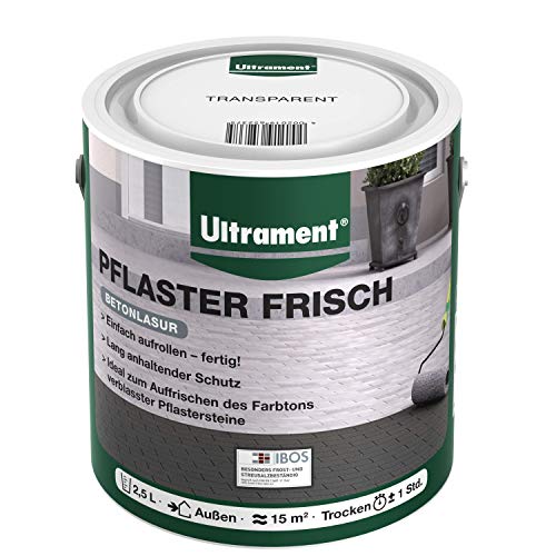 Ultrament Pflaster Frisch, Betonlasur (Transparent, 2,5 Liters) von Ultrament