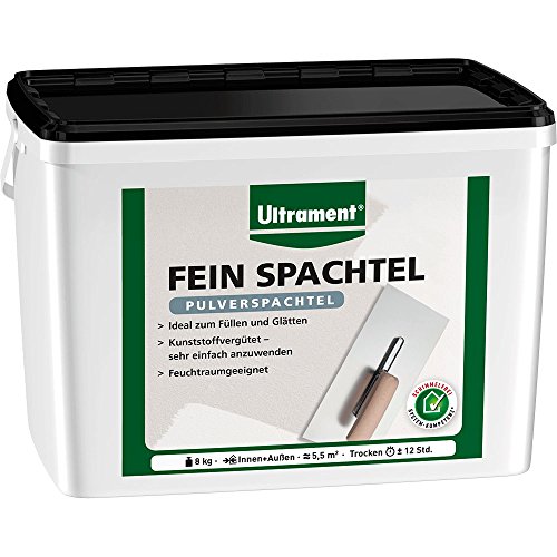 Ultrament Fein Spachtel, weiß, 8kg von Ultrament