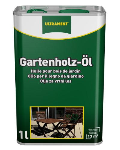 Ultrament Gartenholz-Öl, Holzschutzöl, 1 Liter von Ultrament