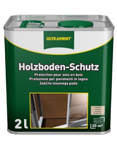 Ultrament Holzboden-Schutz, Tropenholz, Anstrich, farblos, transparent, 2 Liter von Ultrament