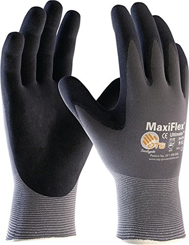 Handschuhe MaxiFlex Ultimate 34-874 Gr.11 grau/schwarz Nitril EN388 Kat.II, 12PR von Unbekannt