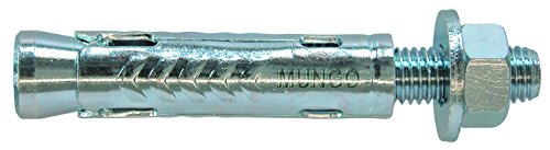 Mungo MSB-B 12 Stahldübel mit Gewindestange, 12 x 110 mm, 10 Stück von Mungo
