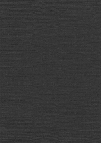 Pavo,8011353,Einbanddeckel-Leinenoptik AA8DIN A4,250 g/m², 100-erPack, schwarz von Pavo