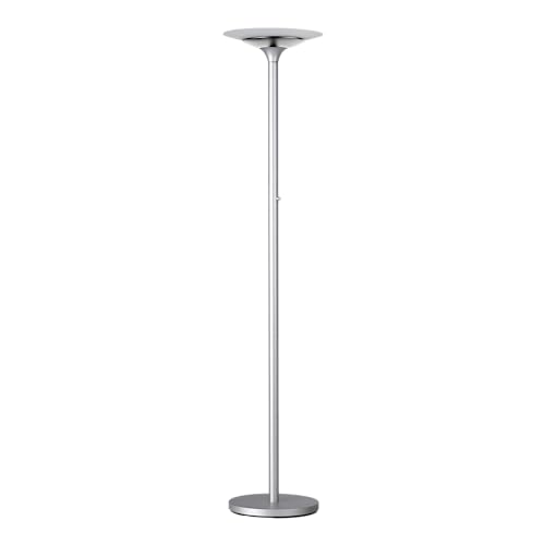 Unilux LED Deckenfluter Variaglass, silbergrau, 78 x 39.5 x 16.5 cm von Unilux