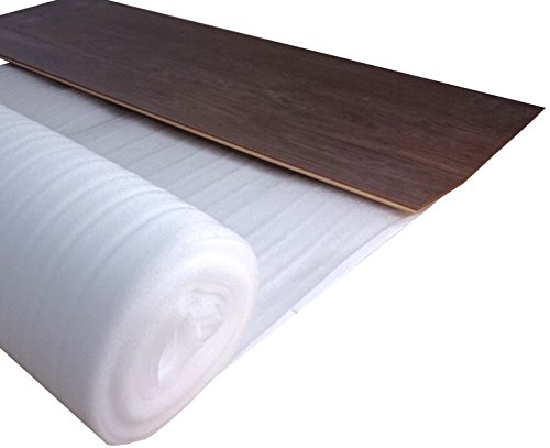 Laminat Trittschalldämmung uficell® ULTRA PE-Schaum - Stärke 2 mm - Trittschalldämmung für Laminat und Parkettböden - Dichte: 20 kg/m² (25 m² | 1 Rolle) von uficell