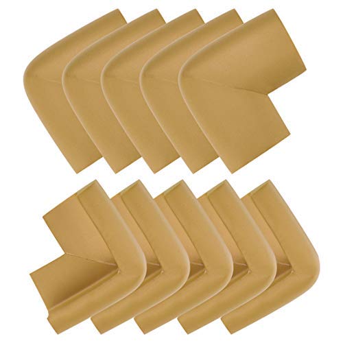N/A 10 Stück Foam Furniture Tischdecken Edge Cover Pads Protectors Corner Cushions Bumper Guards Braun von Unknown