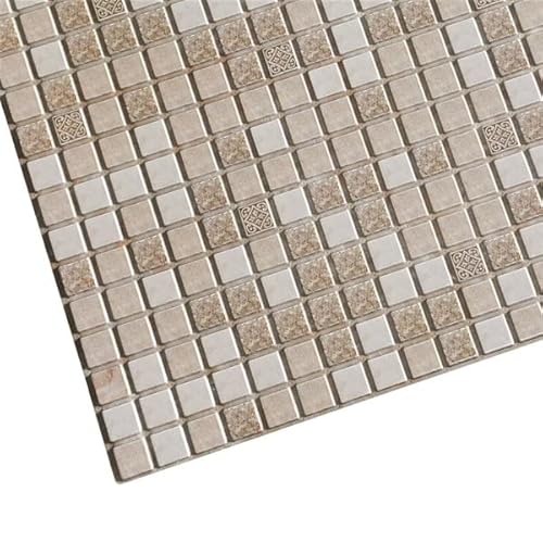 3D Wandpaneele PVC Brown | 1 Platte - 0,5 qm | Mosaik Effekt | Paneele | Deckenpaneele | Tapeten | Schaumstoff | Wandverkleidung von Untitled