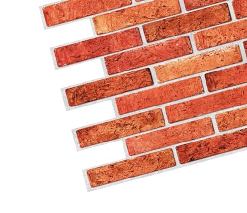 PVC Paneele Wall Brick | 1 Platte | Ziegelstein | Wandpaneele | Deckenpaneele | Tapete | Wanddeko | Schaumstoff | Wasserfest | Kunstoff Platt von Untitled