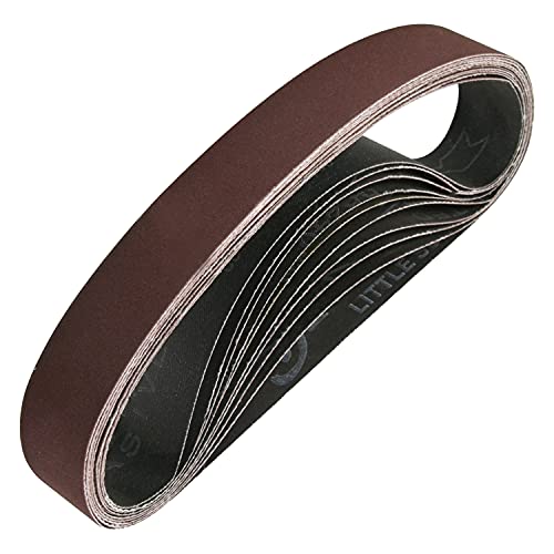 Utoolmart 533 x 30 mm Schleifband, hohe Festigkeit, Schleifmittel, wasserdicht, zum Polieren von Farbe, Oberflächenschleifen, Schleifband, super Zähigkeit, Körnung 240, 10 Stück von Utoolmart