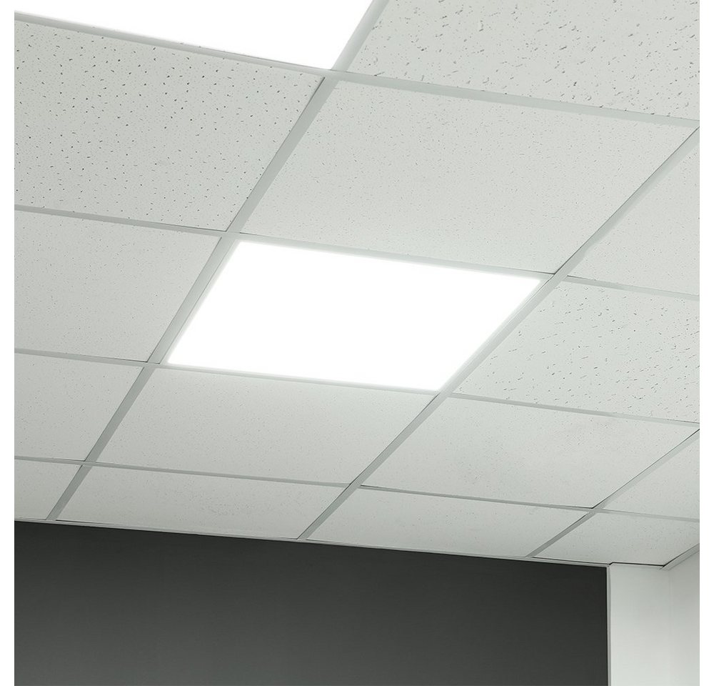 V-TAC LED Deckenleuchte, LED-Leuchtmittel fest verbaut, Neutralweiß, LED Panel Deckenleuchte 29 Watt 3480 Lumen 4000 K neutralweiß L 62 cm von V-TAC