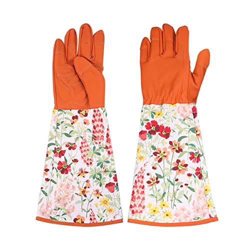 VALICLUD Arbeitshandschuh Gartenarbeit Handschuhe für Frauen Gartenhandschuhe Dornen Beweise Gartenarbeit Geschenke für Frauen Damen Gartenarbeit Handschuhe mit Langen ?rmeln von VALICLUD