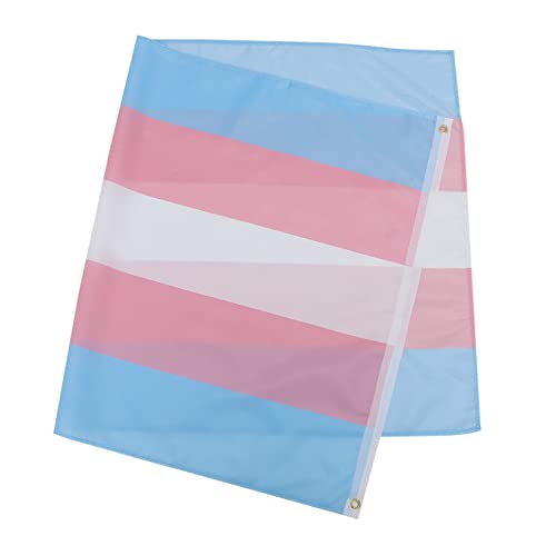 VALICLUD Homosexuelle Flagge Garden-Pride-Flagge Inklusive Flaggen Transgender-stolz-Flagge Transekulare Flagge Transsexuell Verbündetes Symbol Transgender-Flagge Polyester Tragbar Zubehör von VALICLUD