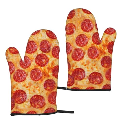 Hitzebeständige 3D-Pizza-Ofenhandschuhe, wasserdicht und langlebig. Zum Kochen, Backen und Grillen. von VANANI