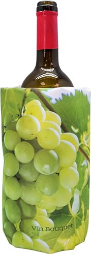 FIE 1198 - Verstellbare Kühltasche für Weinflaschen, elastisch, rutschfest, weiße Weintrauben von VB VIN BOUQUET