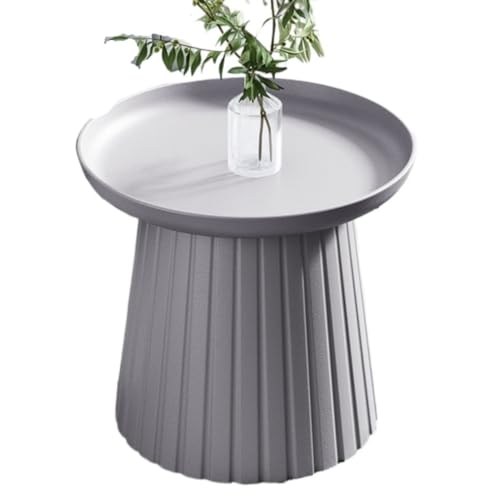 VBNYBA Kleine Tische Couchtisch, kreativer Mini-Balkon-Beistelltisch for Wohnzimmer, runder Kombinations-Couchtisch aus Kunststoff Tisch Klein (Color : G, Size : A) von VBNYBA